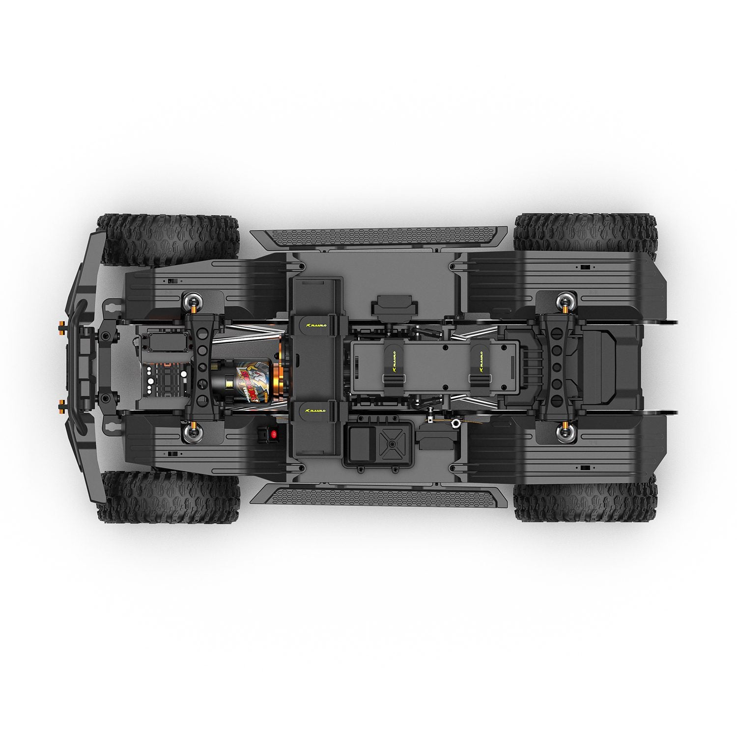 Rlaarlo RC Car 1/7 Scale 4WD Brushed RC Crawler MK-07 V2
