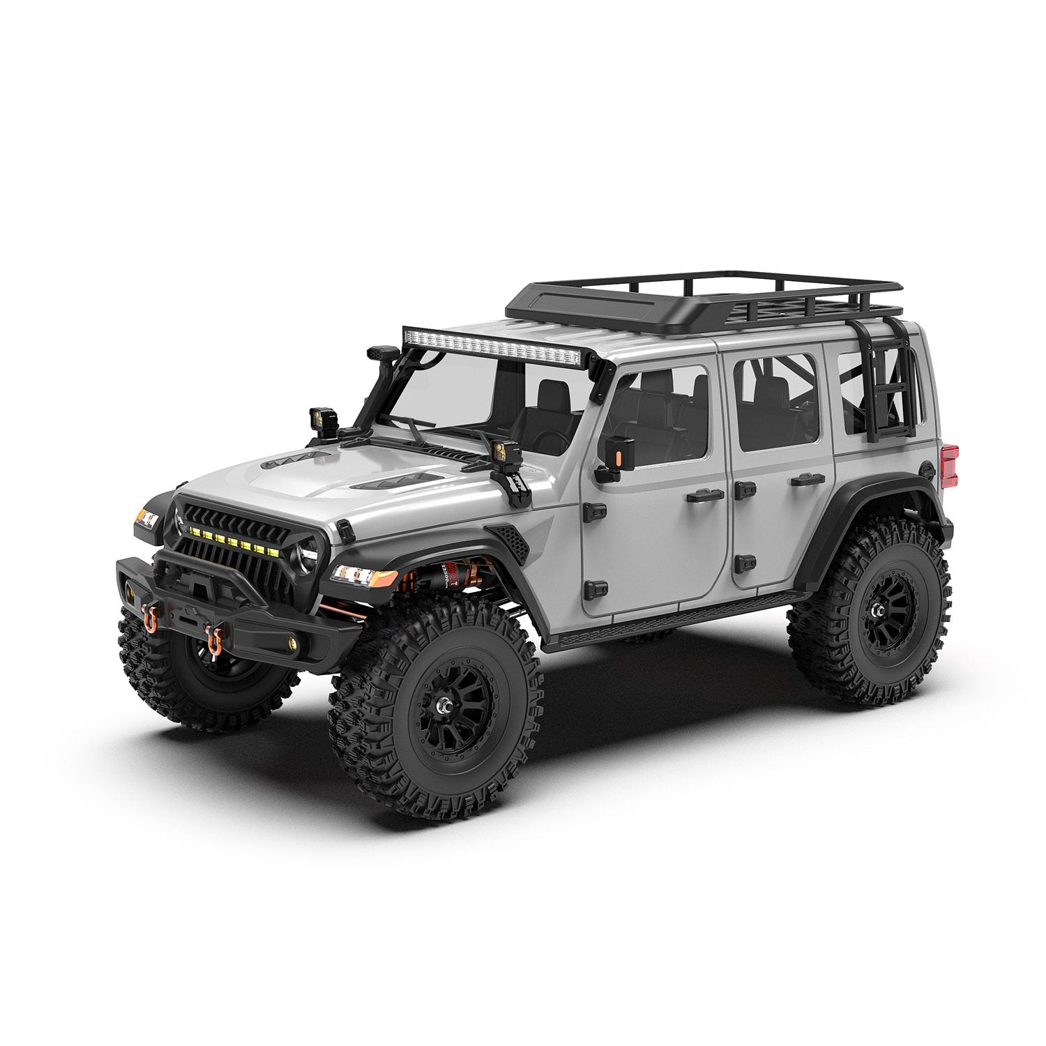 Rlaarlo RC Car 1/7 Scale 4WD Brushed RC Crawler MK-07 V2