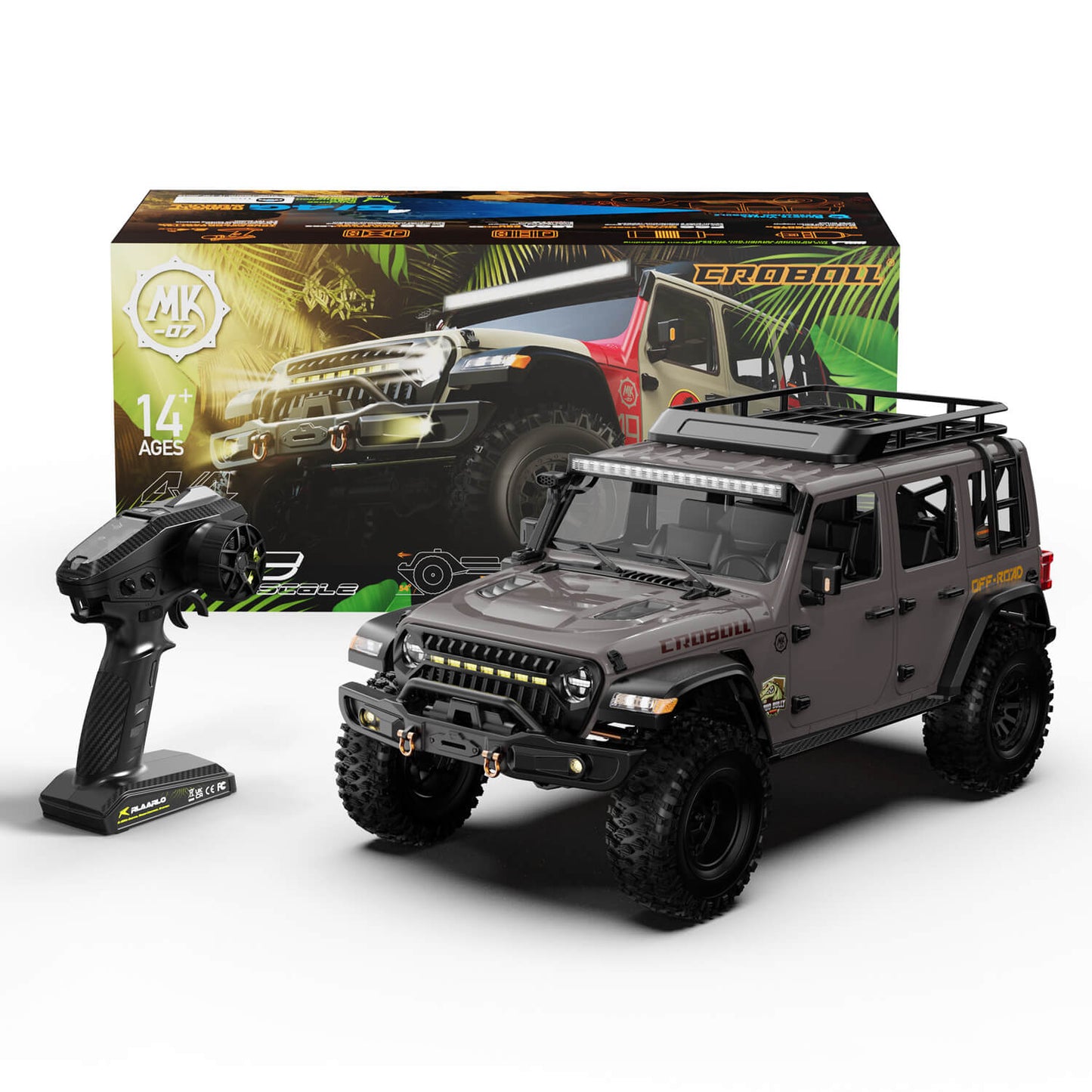 1/7 Scale 4WD Brushless RC Crawler MK-07