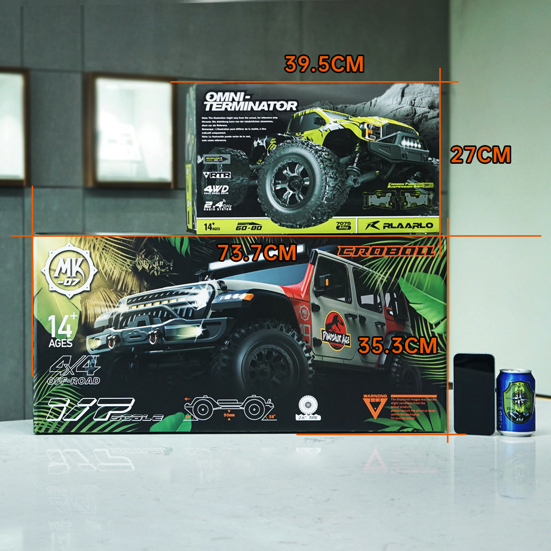 1/7 Scale 4WD Brushless RTR RC Crawler MK-07 Hand-Painted