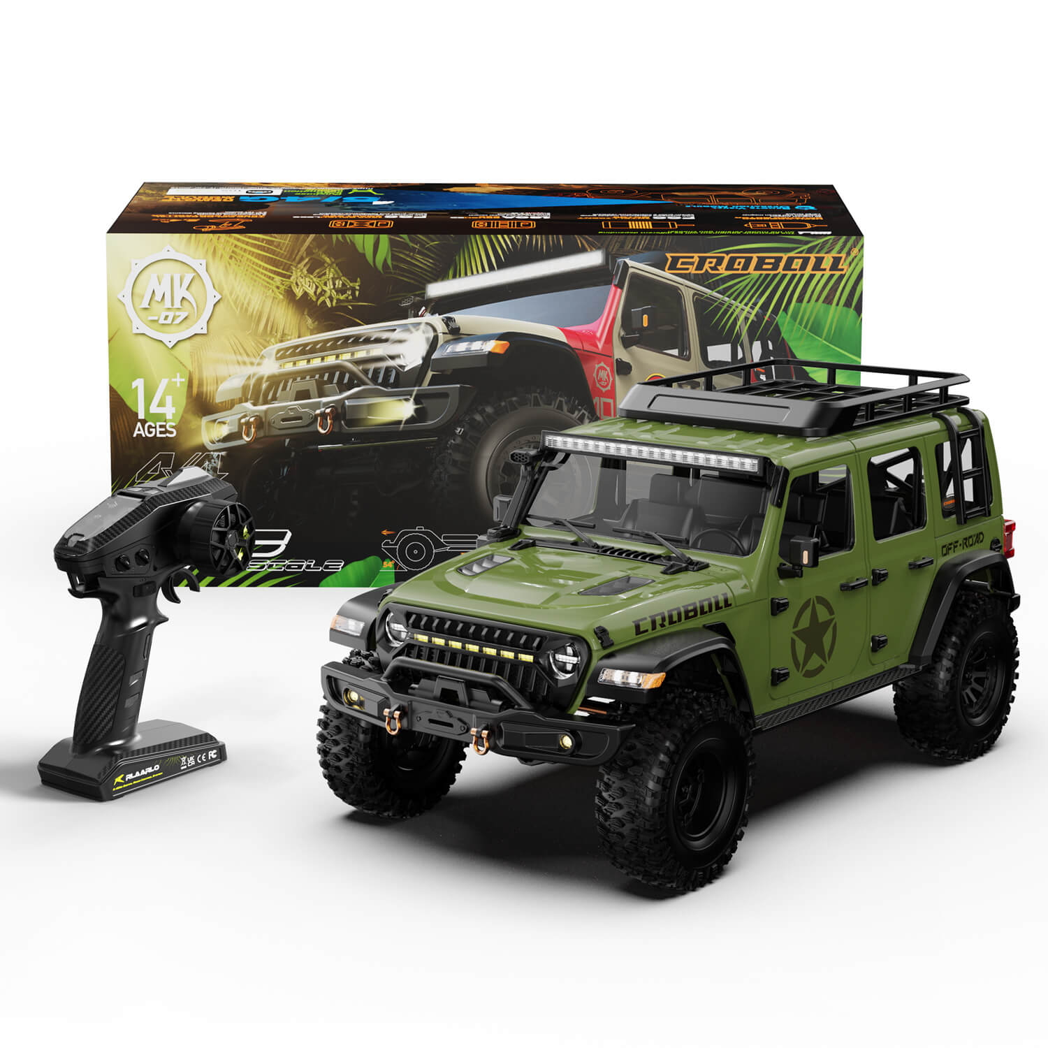 1/7 Scale 4WD Brushless RTR RC Crawler MK-07