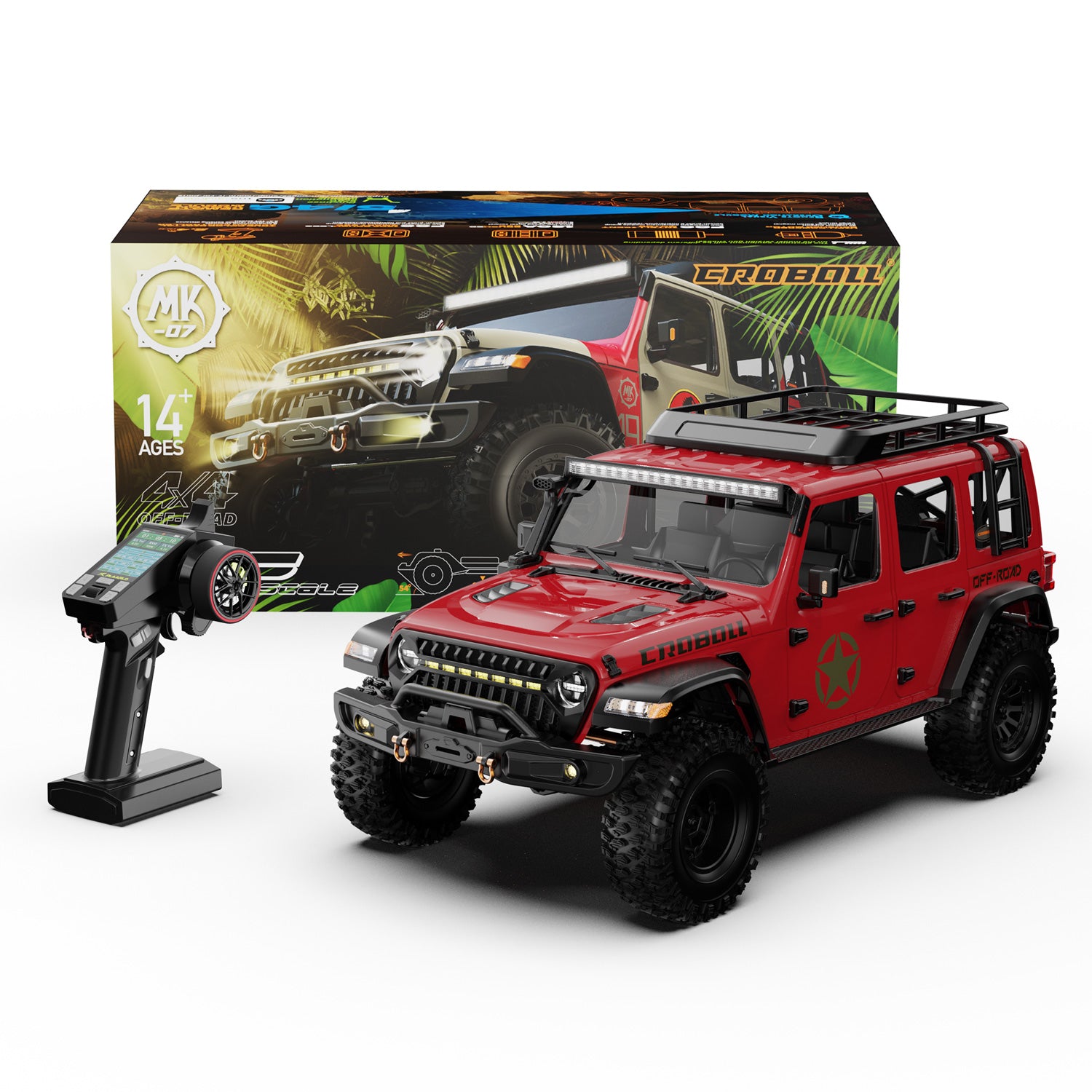 1/7 Scale 4WD Brushed RC Crawler MK-07