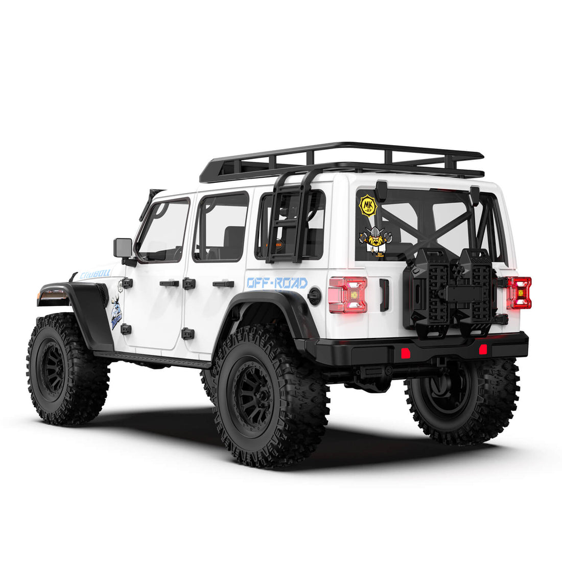 1/7 Scale 4WD Brushless RTR RC Crawler MK-07 White