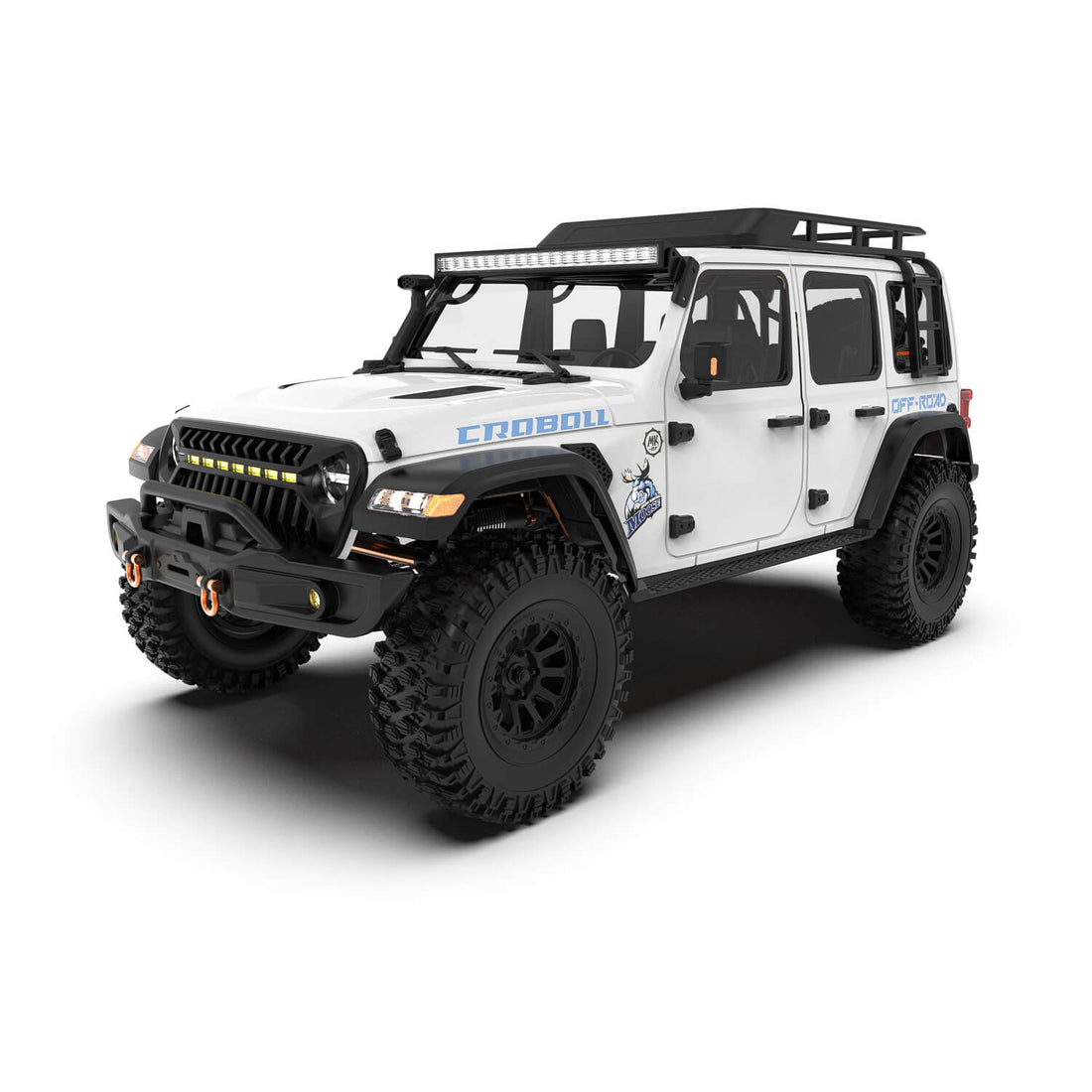 1/7 Scale 4WD Brushless RTR RC Crawler MK-07 White