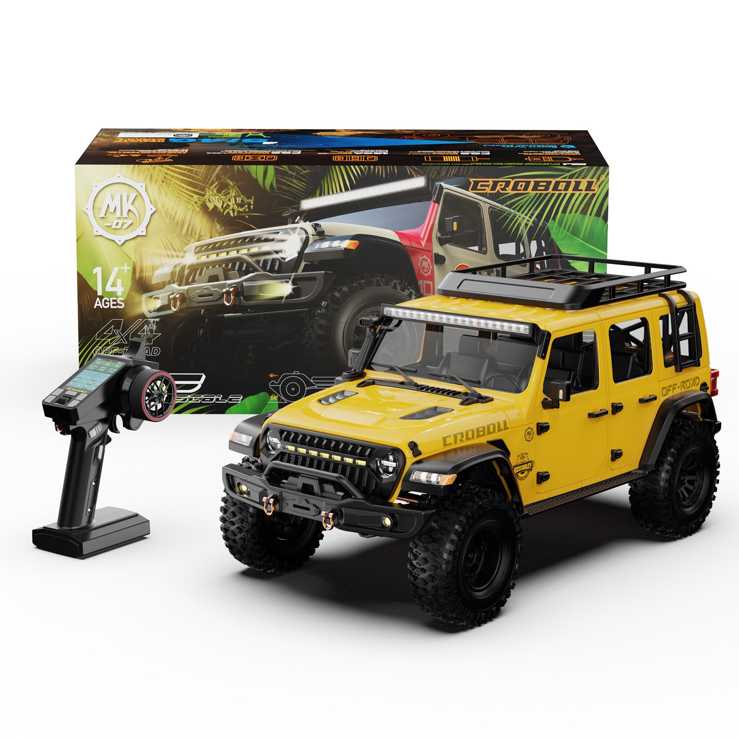 1/7 Scale 4WD Brushed RC Crawler MK-07