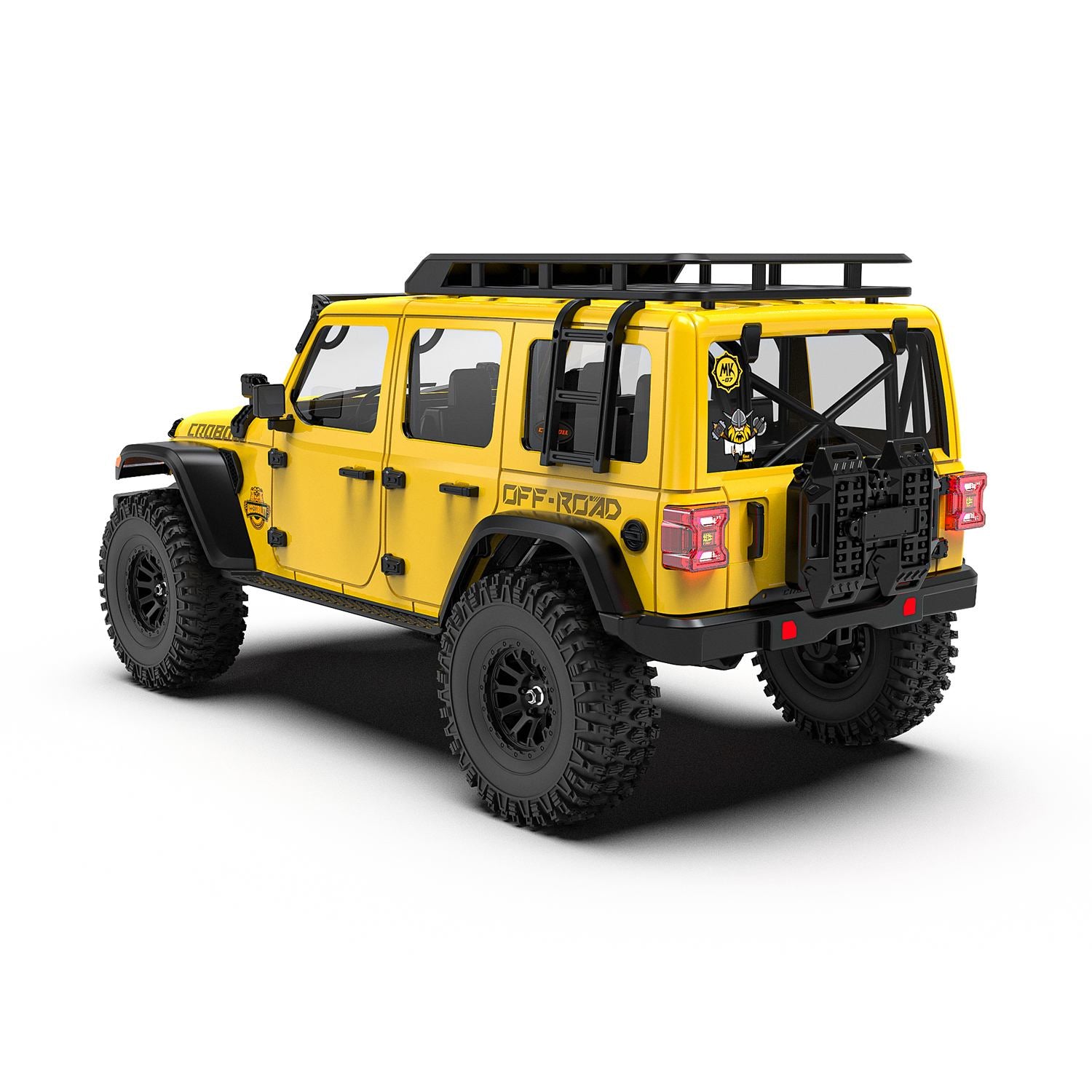 Rlaarlo RC Car 1/7 Scale 4WD Brushed RC Crawler MK-07 V2
