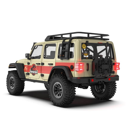 1/7 Scale 4WD Brushless RTR RC Crawler MK-07 Hand-Painted Dinosaur Themed Design