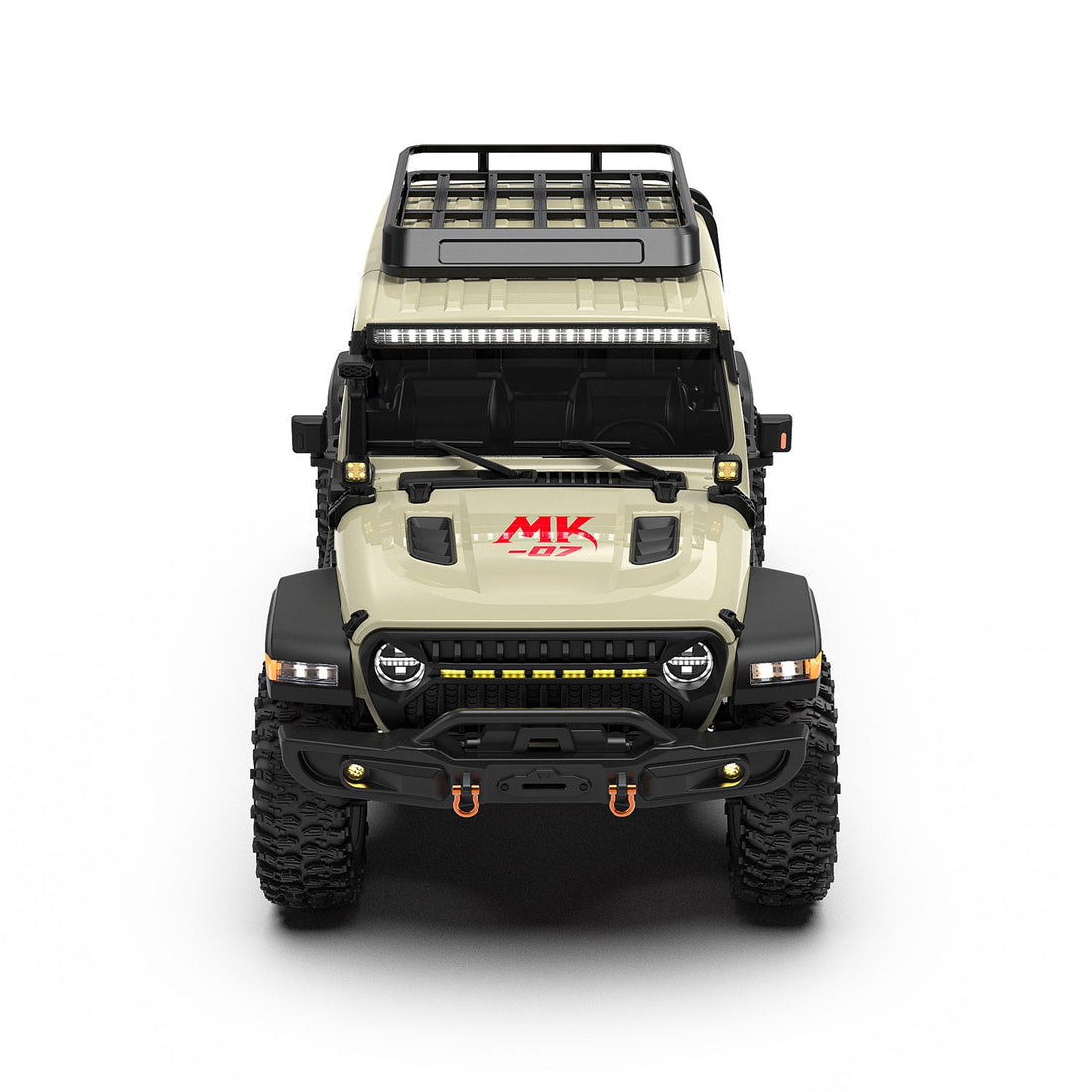 1/7 Scale 4WD Brushless RTR RC Crawler MK-07 V2 Hand-Painted Dinosaur Themed Design