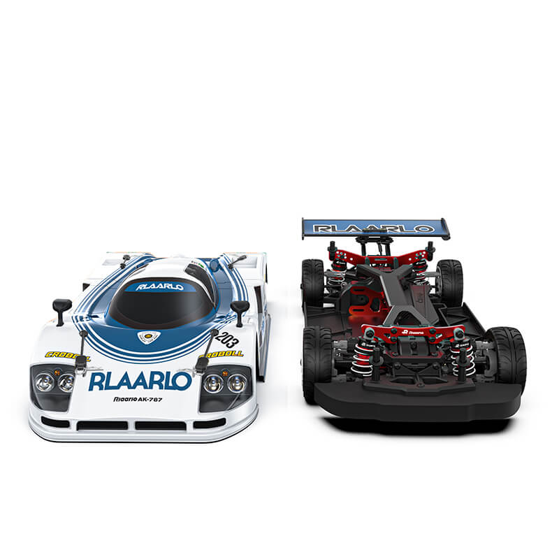 Rlaarlo RC Car Rlaarlo 1/10 Metal Version On-Road Cars AK-787 Roller(Without Electric Parts)