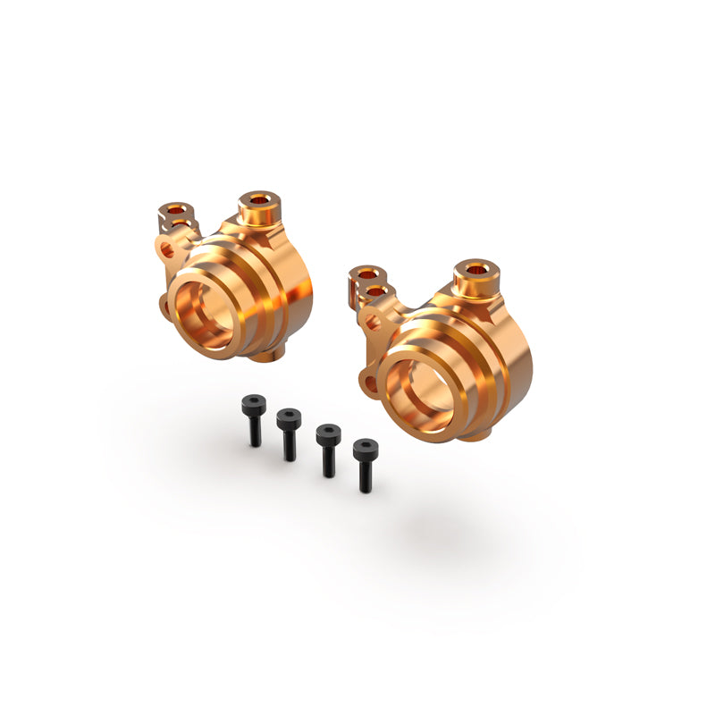 Rlaarlo RC Car Front Steering Hub Set For 1/10 Scale On-Road Cars Orange