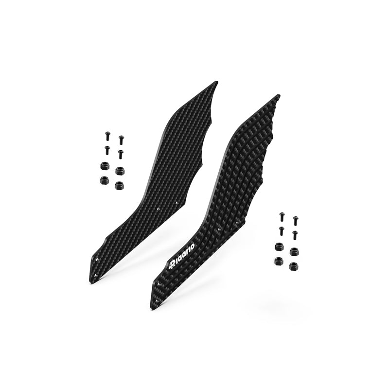 Rlaarlo RC Car Tail Wing For 1/10 Scale On-Road Cars