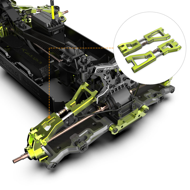 Aluminum Rear Upper Suspension Arm,with S2 Turnbuckle For RZ001