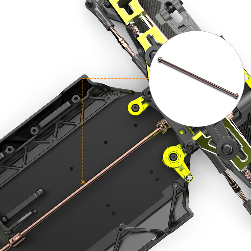 S2 Alloy Steel Main Driveshaft For RZ001 and XTS-F10
