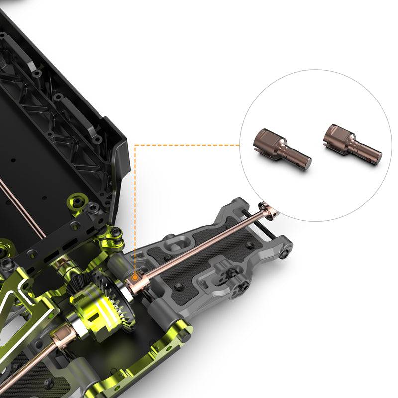 S2 Alloy Steel Gear Differential Outdrive For RZ001 and XTS-F10