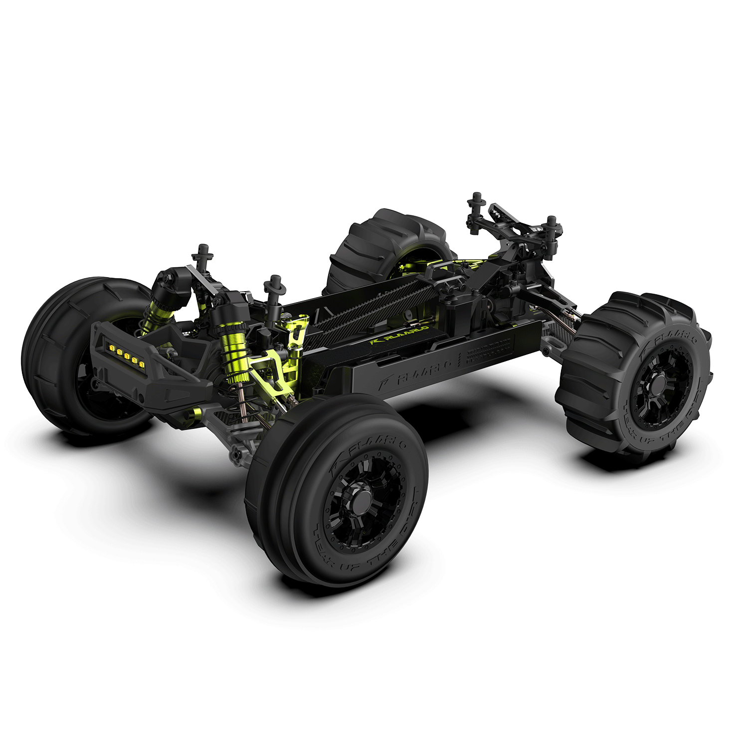 Rlaarlo RC Car RC Paddle Tires For RZ001
