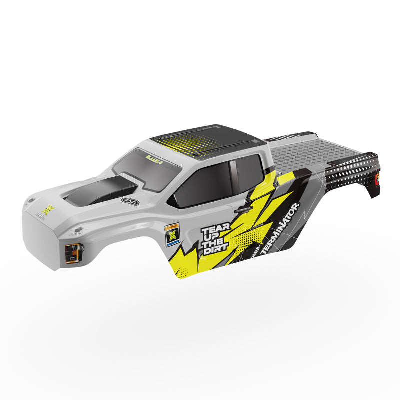 Rlaarlo RC Car Car Body, PC, Yellow + Silver For RZ001