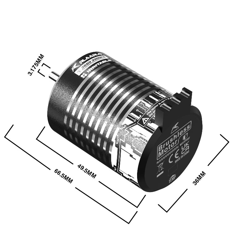 Brushless Motor With Temperature Sensing Line For RC CAR