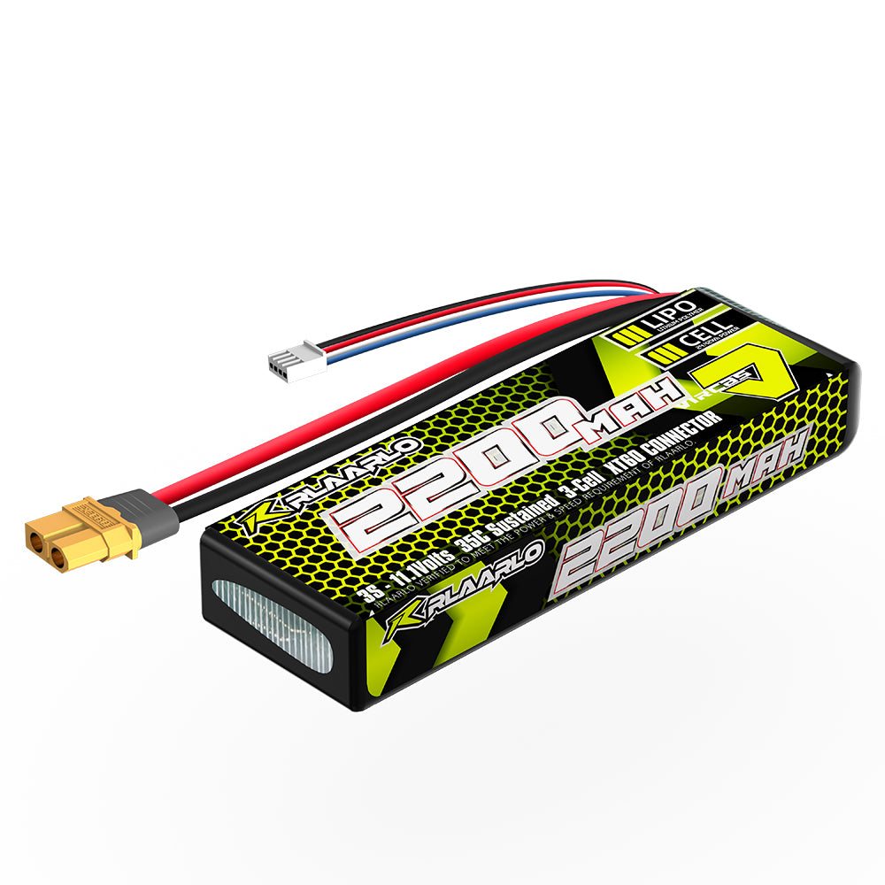 Rlaarlo RC Car 11.1V 2200mah 3S Lipo Battery XT60 Plug