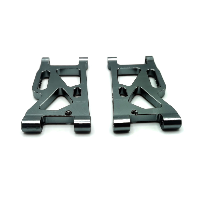 Rlaarlo RC Car Aluminum Alloy Front/Rear Swing Arm Set，For 1/14 and 1/12  Buggy and Truggy Front Titanium