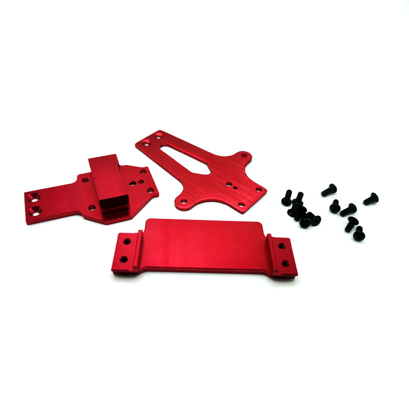Rlaarlo RC Car Aluminum Alloy Second Floor Plate ，For 1/14 Buggy Red