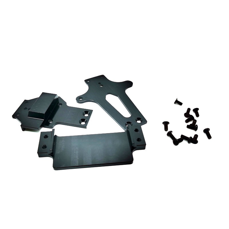 Rlaarlo RC Car Aluminum Alloy Second Floor Plate ，For 1/14 Buggy Black