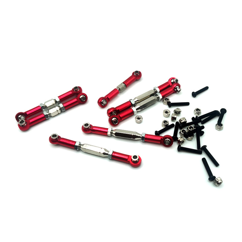 Aluminum Alloy Tie Rod Set (7 PCS)，For 1/14 and 1/12  Buggy and Truggy