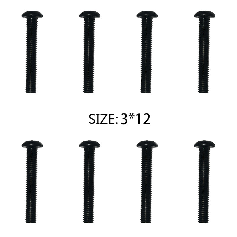 Rlaarlo RC Car For 1/12 Set Screw 3*12