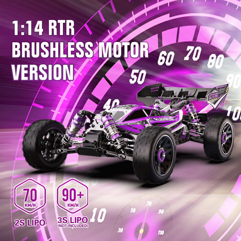 Rlaarlo 1/14 Carbon Fiber Brushless Buggy, 80+ KMH RTR RLR-14023 (With Independent ESC）