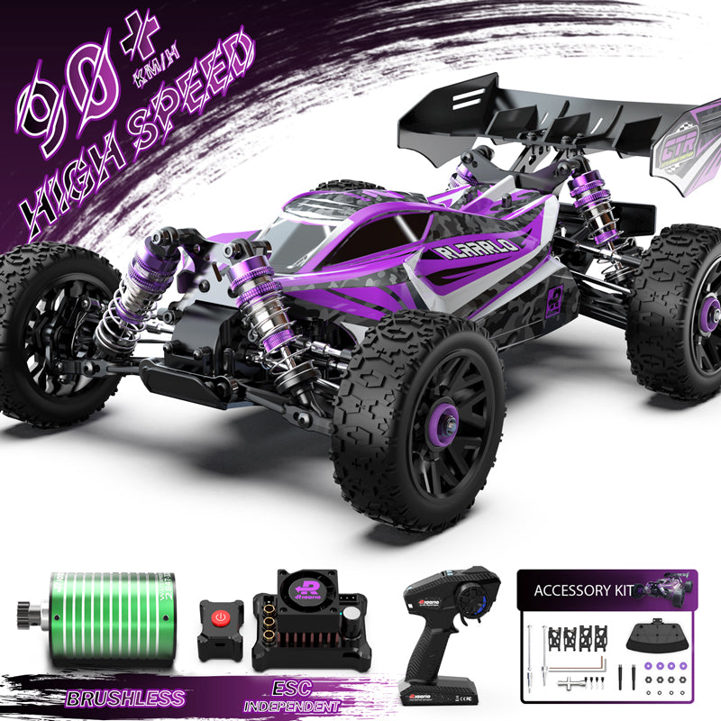 Rlaarlo 1/14 Carbon Fiber Brushless Buggy, 80+ KMH RTR RLR-14023 (With Independent ESC）