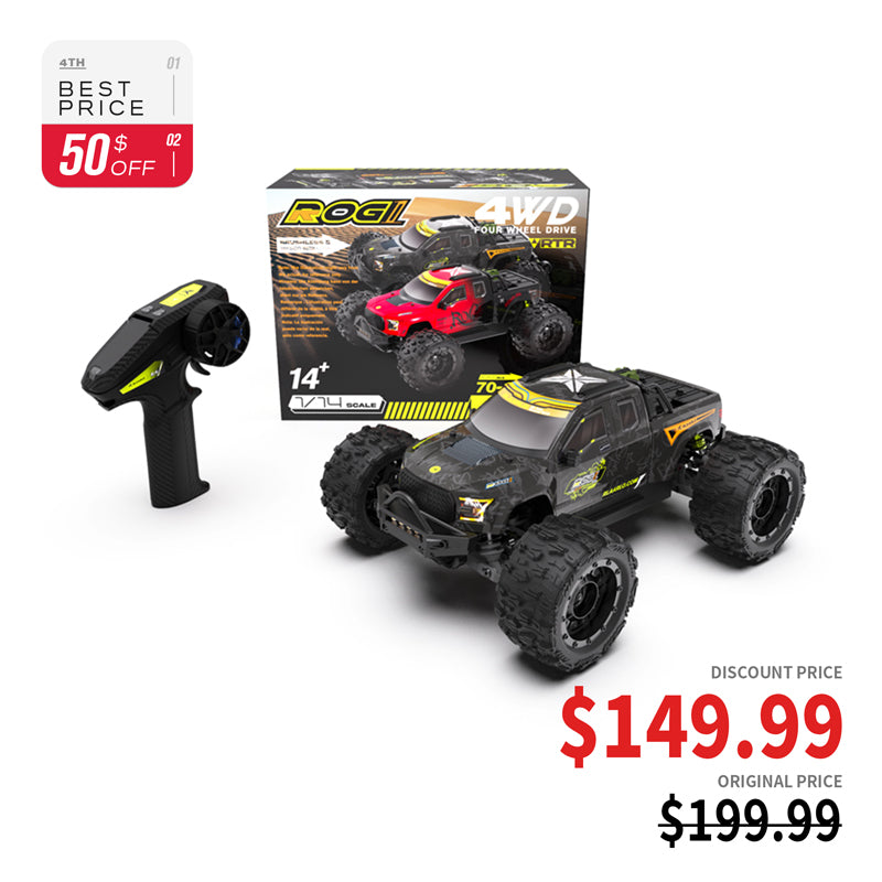 Rlaarlo Metal 1/14 Scale Brushless RTR Monster Truck, ROG1