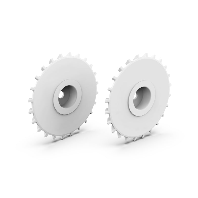 Rlaarlo RC Car Silver Wheel Fairing For 1/10 Scale On-Road Cars