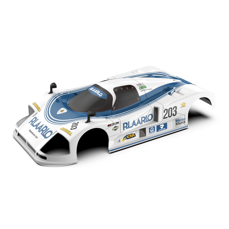 Rlaarlo RC Car PC Car Body For AK-787 Blue
