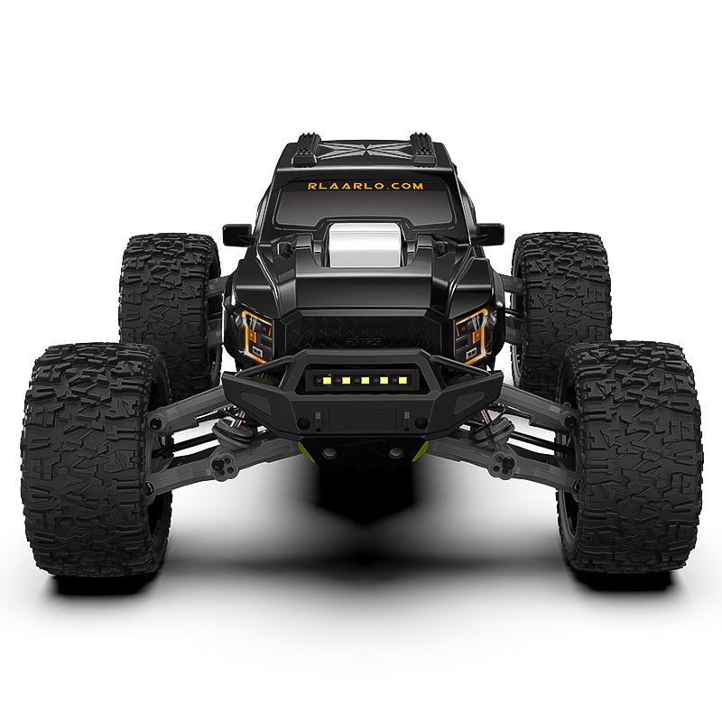 Rlaarlo RC Car Rlaarlo Omni-Terminator Carbon Fiber MINI 1:10 Scale RTR Brushless Monster Truck, RZ001B-C