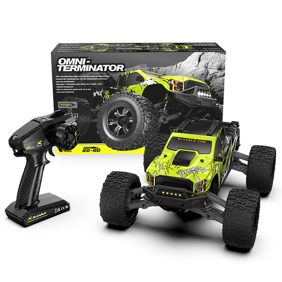 Rlaarlo Metal MINI 1:10 Scale RTR Brushless Monster Truck, RZ001G-A