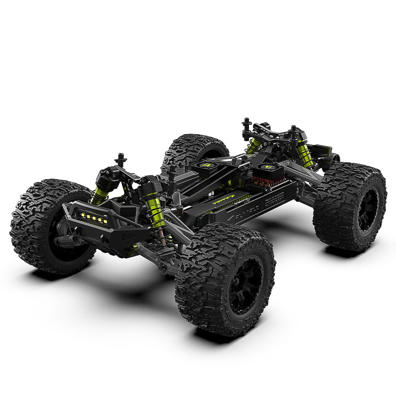 Rlaarlo RC Car Rlaarlo Omni-Terminator Metal MINI 1:10 Scale RTR Brushless Monster Truck, RZ001G-A