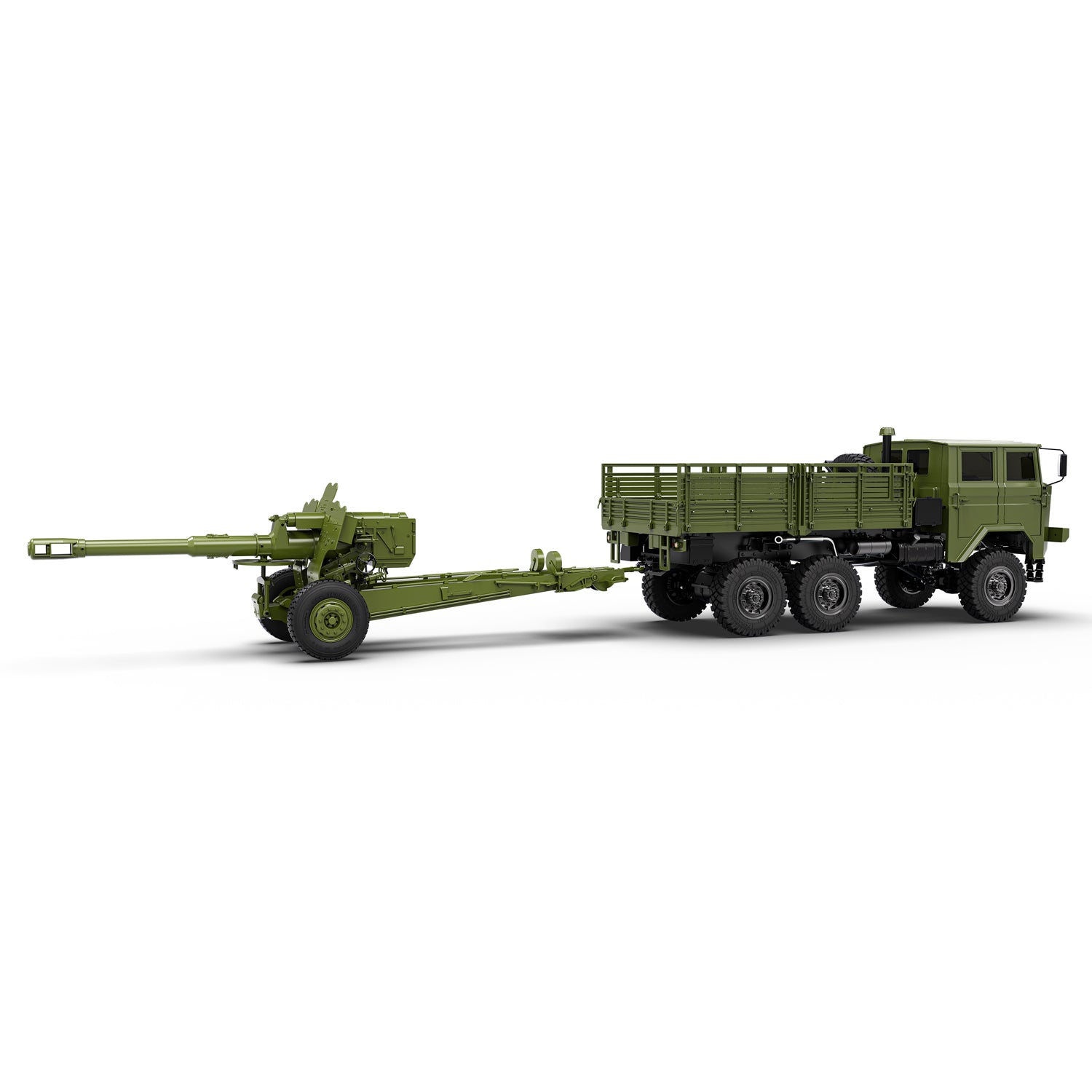 Rlaarlo RC Car Rlaarlo HongYan 152mm Howitzer Towed Gun Model