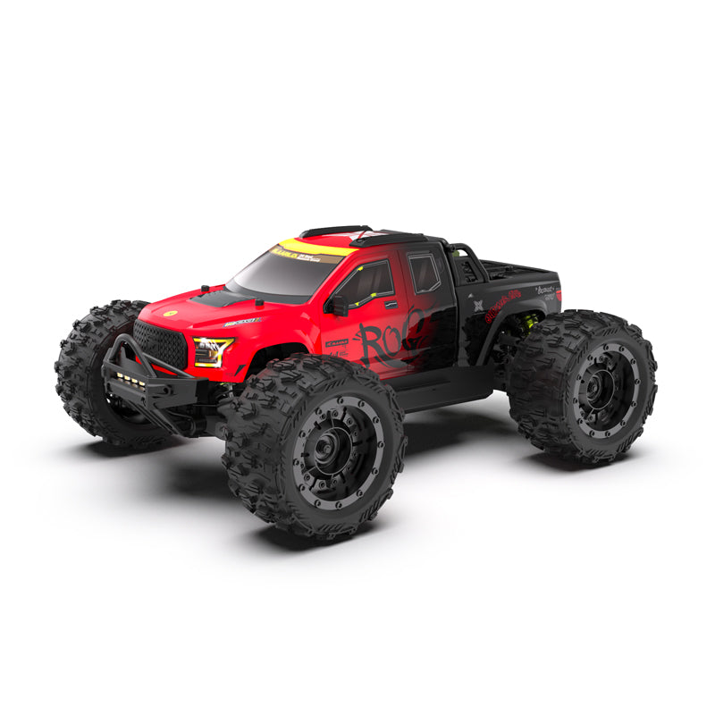 Rlaarlo RC Car Rlaarlo Metal 1/14 Scale Brushless RTR Monster Truck, ROG1