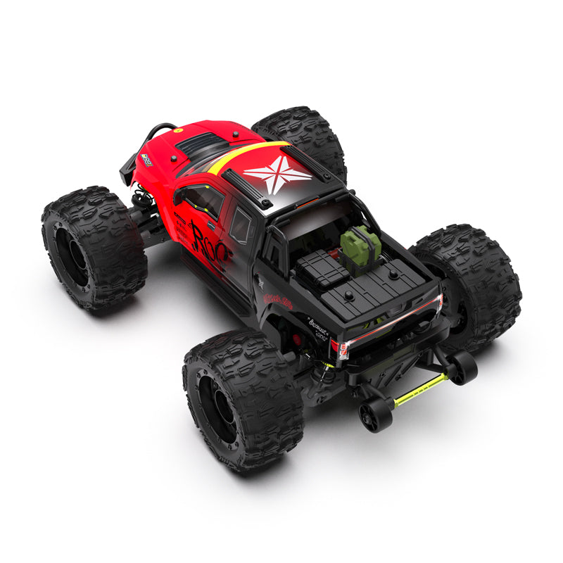 Rlaarlo RC Car Rlaarlo Metal 1/14 Scale Brushless RTR Monster Truck, ROG1