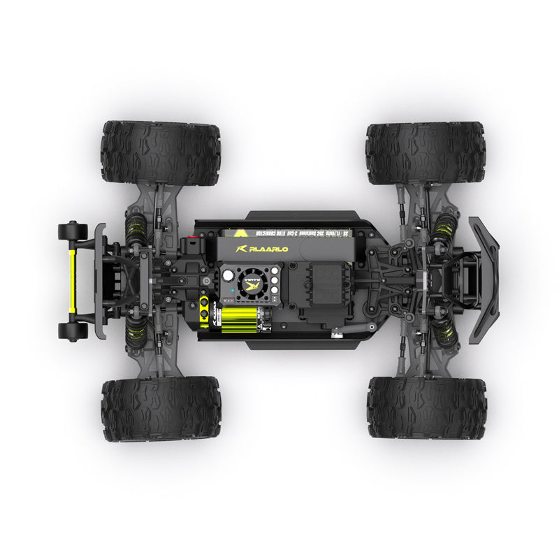 Rlaarlo RC Car Rlaarlo Metal 1/14 Scale Brushless RTR Monster Truck, ROG1