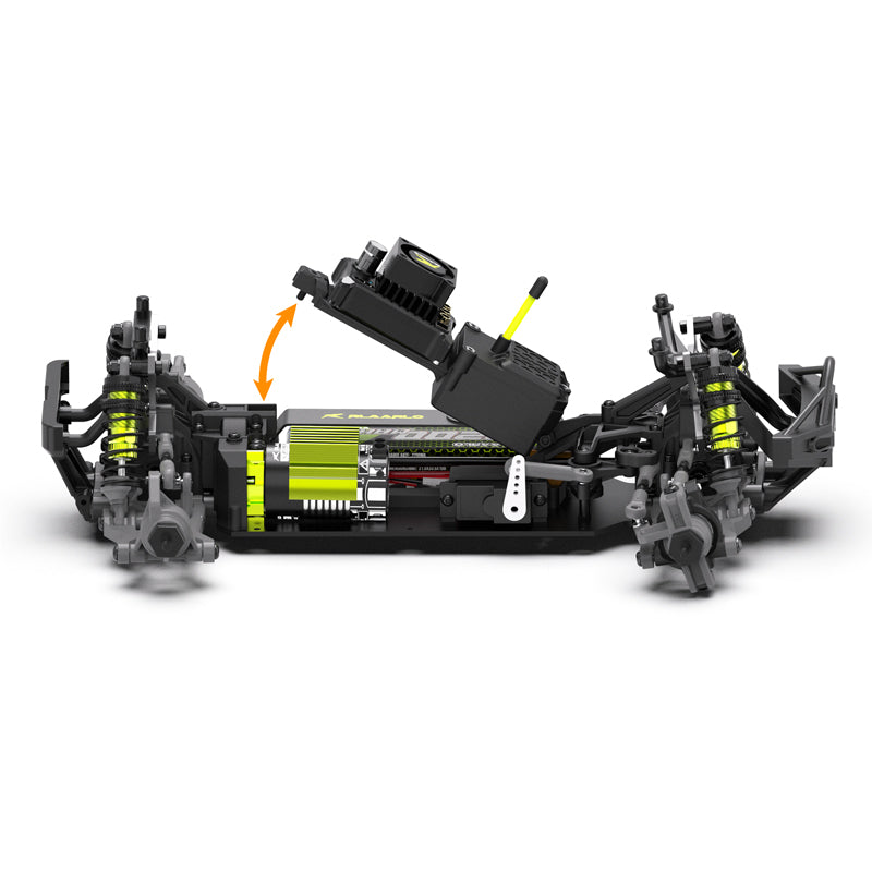 Rlaarlo RC Car Rlaarlo Metal 1/14 Scale Brushless RTR Monster Truck, ROG1