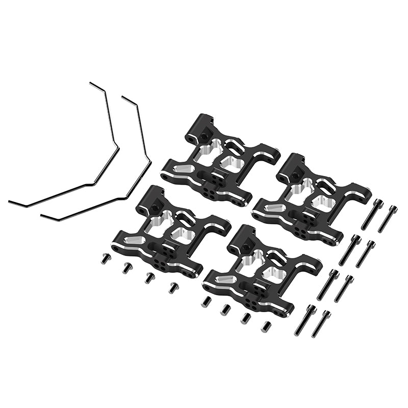 Rlaarlo RC Car 190mm Aluminum Lower Suspension Arm Set (Front And Rear) For XTS-F10 RC Rally Car