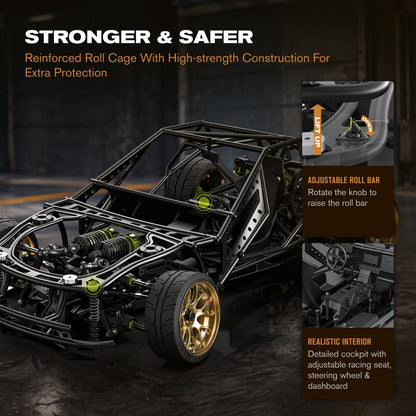 1/10 RWD RTR Brushless RC Drift Car | XDX-964