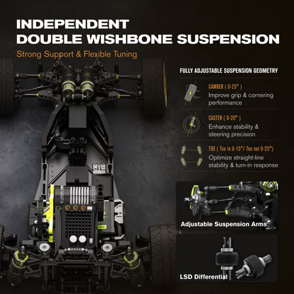 1/10 RWD RTR Brushless RC Drift Car | XDX-964
