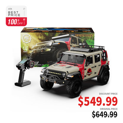 1/7 Scale 4WD Brushed RTR RC Crawler MK-07 Hand-Painted