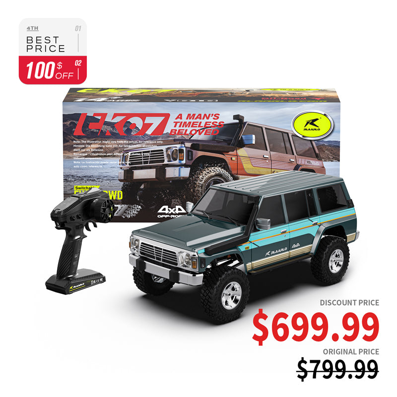 1/7 Scale 4WD Brushless RTR RC Crawler TK07