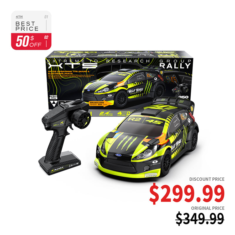 1/10 Carbon Fiber Brushless RTR 4WD RC Rally Car,XTS-F10