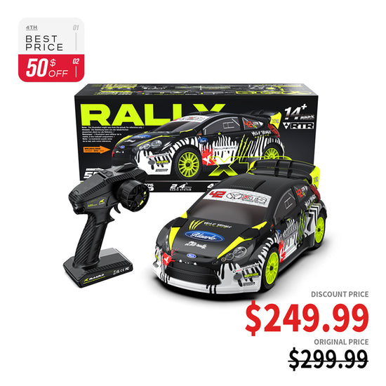 Rlaarlo 1/10 RC Rally Car XTS-F10 | Brushless RTR 4WD RC Rally Car