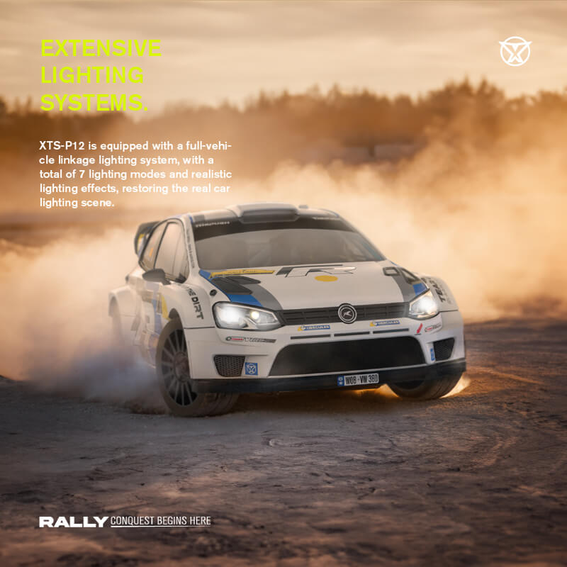 Rlaarlo Metal Brushless 4WD RTR Rally Car XTS-P12