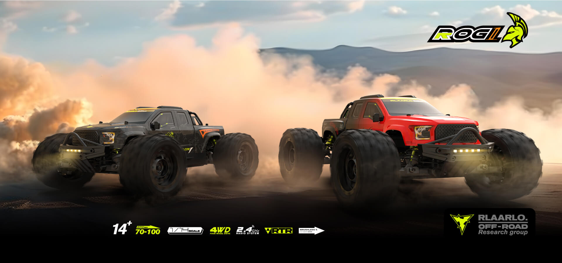 Rlaarlo Gladiator ROG1 |Brushless RC Monter Truck| Off-Road