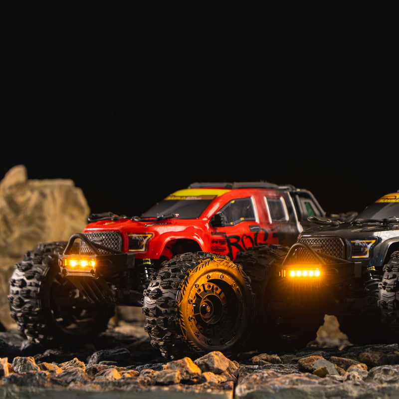 Rlaarlo RC Car Rlaarlo Metal 1/14 Scale Brushless RTR Monster Truck, ROG1
